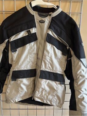 Cortech Advanced Three Quarter Motorcycle Jacket Women Sz S Lined Armor